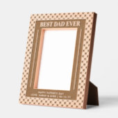 Gepersonaliseerde elegante beste vader ooit Vaderd Gegraveerde Lijstjes (Links)