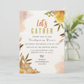 Gepersonaliseerde Elegante Bloemen Botanische Than Kaart (Staand voorkant)