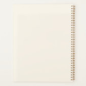 Gepersonaliseerde Elegante Bloom Planner (Achterkant)