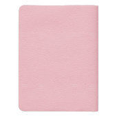 Gepersonaliseerde elegante blush PInk lederen femi Extra Groot Moleskine Notitieboekje (Achterkant)