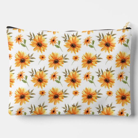 Gepersonaliseerde Elegante Boho Zonnebloem Wildflo Etui (Achterkant)