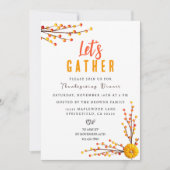 Gepersonaliseerde Elegante Botanische Natuur Thank Kaart (Voorkant)