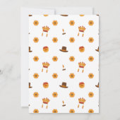 Gepersonaliseerde Elegante Botanische Thanksgiving Kaart (Achterkant)