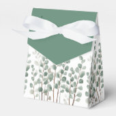 Gepersonaliseerde Elegante Botanische Trouwgunstbo Bedankdoosjes (Voorkant Zijde)