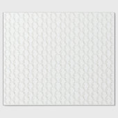 Gepersonaliseerde elegante bruiloft uitnodiging cadeaupapier (Vlak)