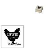 Gepersonaliseerde elegante eierstempel rubberstempel (Gestempeld)