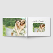 Gepersonaliseerde elegante foto gastenboek (Volledig)