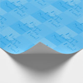 Gepersonaliseerde Elegante Gelukkige Verjaardag Bl Cadeaupapier (Hoek)