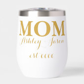 Gepersonaliseerde elegante gouden mama est moederd (Voorkant)