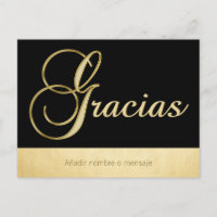 Gepersonaliseerde Elegante Gouden Zwarte Gelegenhe