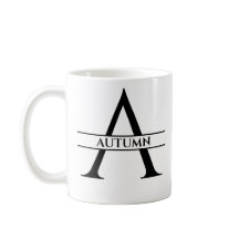 Gepersonaliseerde elegante Initiaal letter A