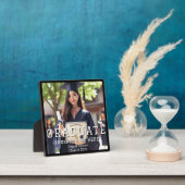 Gepersonaliseerde elegante Keepsake Afstuderen fot Fotoplaat (Insitu)