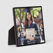 Gepersonaliseerde elegante Keepsake Afstuderen fot Fotoplaat (Voorkant)
