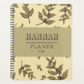 Gepersonaliseerde elegante klassieke en rustieke g planner (Voorkant)