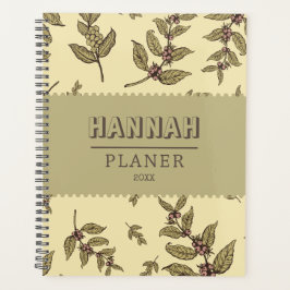 Gepersonaliseerde elegante klassieke en rustieke g planner