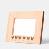 Gepersonaliseerde Elegante Lente Tulpen Gegraveerde Lijstjes (Links)