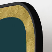 Gepersonaliseerde elegante monogram scriptnaam pickleball paddle (Links Detail)