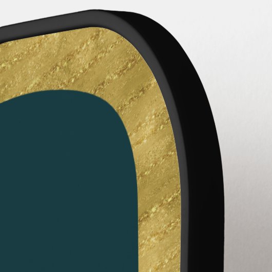 Gepersonaliseerde elegante monogram scriptnaam pickleball paddle (Links Detail)