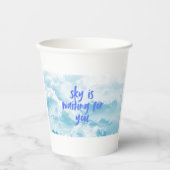 Gepersonaliseerde elegante papieren bekers voor fe (Voorkant)