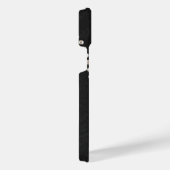 Gepersonaliseerde Elegante Parel en Diamanten op Z iPhone Hoesje (Rechterkant)