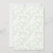 Gepersonaliseerde elegante Pastel Monogram Vakanti Kaart (Achterkant)