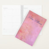 Gepersonaliseerde elegante pastel planner (Display)