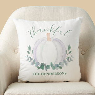 Gepersonaliseerde elegante pompoen kussen