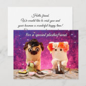 Gepersonaliseerde elegante professionele foto mode briefkaart (Voorkant / Achterkant)