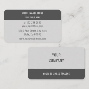 Gepersonaliseerde elegante sjabloon voor visitekaa visitekaartje