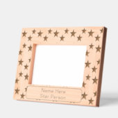 Gepersonaliseerde elegante sterren gegraveerde lijstjes (Links)