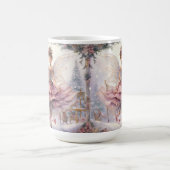 Gepersonaliseerde Elegante Sugarplum Fairy Kerstmi Koffiemok (Center)