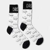 Gepersonaliseerde elegante toekomstige advocaat sokken (Rechts)