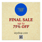 Gepersonaliseerde elegante verkoop perfect poster (Voorkant)