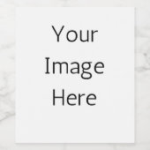 Gepersonaliseerde elegante wijnflesetiketten wijn etiket (Enkel label)