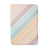 Gepersonaliseerde elegante zomervibe romige kleure badmat (Voorkant Verticaal)