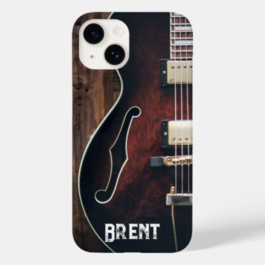Gepersonaliseerde elektrische gitaar Speck iPhone  Case-Mate iPhone Case (Achterkant)