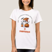 Gepersonaliseerde Elementaire Leraar Ghost Hallowe T-shirt (Voorkant)