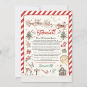 Gepersonaliseerde Elf Pensioenbrief Afscheid Elf Kaart (Voorkant)