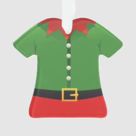 Gepersonaliseerde Elf Santa's Helper kerstversieri Ornament