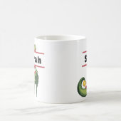 Gepersonaliseerde Elf Schoen Hoge Heel Kerstmis Koffiemok (Center)