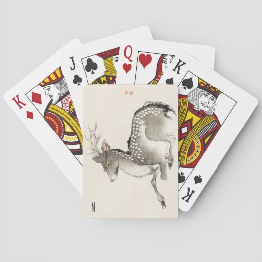 Gepersonaliseerde  Elk Holiday Pokerkaarten (Achterkant)