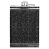 Gepersonaliseerde Elke Kleur  Bruidegom Trouwdatum Heupfles (Achterkant)