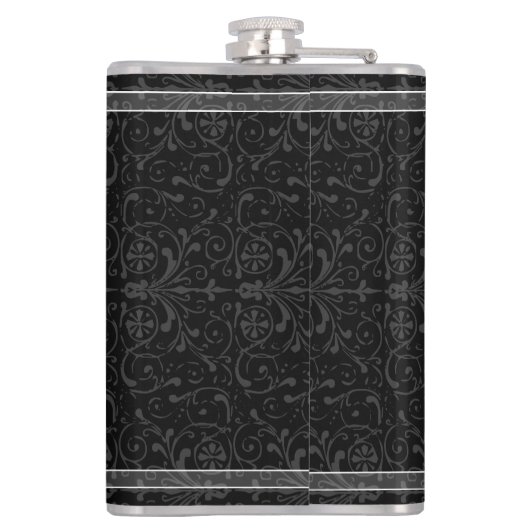 Gepersonaliseerde Elke Kleur  Bruidegom Trouwdatum Heupfles (Achterkant)