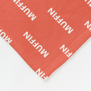 Gepersonaliseerde elke kleur kat naam fleece deken