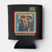 Gepersonaliseerde elke leeftijd  aangepaste foto V Blikjeskoeler (Achterkant)