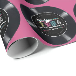 Gepersonaliseerde elke leeftijd aangepaste foto V Cadeaupapier