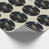 Gepersonaliseerde elke leeftijd aangepaste foto V Cadeaupapier (Hoek)