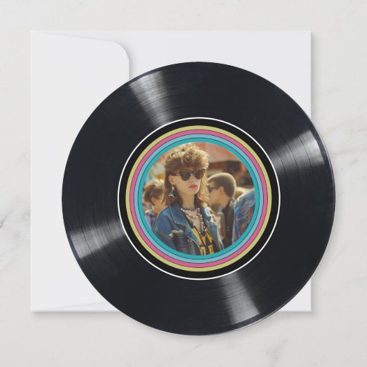 Gepersonaliseerde elke leeftijd aangepaste foto V Kaart (Achterkant)