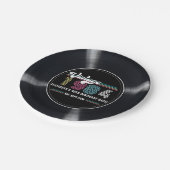 Gepersonaliseerde elke leeftijd  aangepaste foto V Papieren Bordje (Gekanteld)