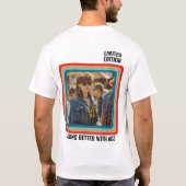 Gepersonaliseerde elke leeftijd  aangepaste foto V T-shirt (Achterkant)